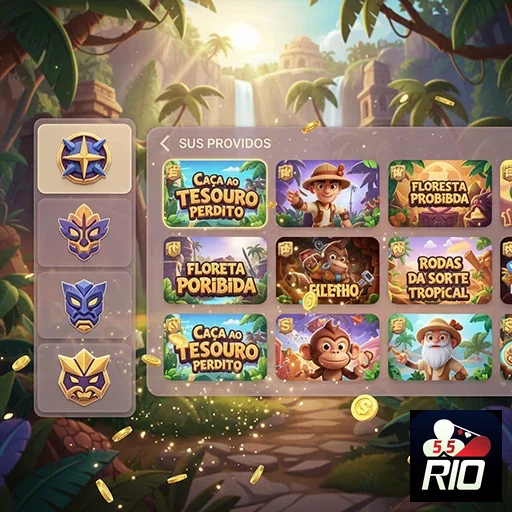 Jogos de slots e serviços VIP no cassino 55rio